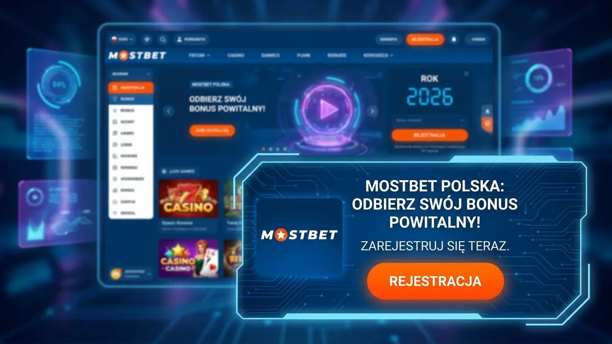 Rejestracja z bonusem w Mostbet